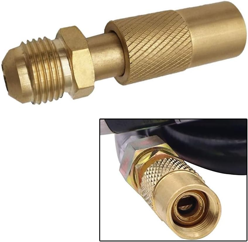 Tophomer 1 Piece, Tabletop Griddle 3/8" Male Flare RV Connect Adapter, Fits 17" & 22" Portable Gas Griddle, for RV Trailer Extension Hose Conversion Fitting image number 6