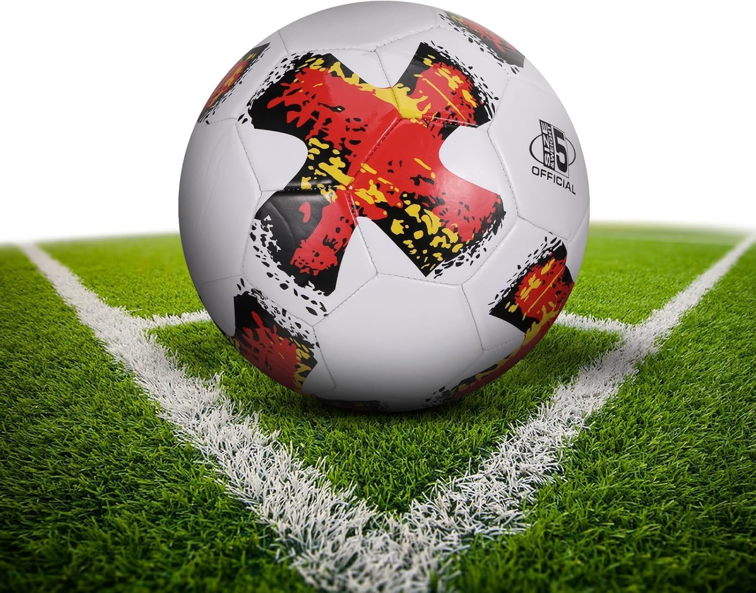 Soccer Ball Size 5, Soccer Ball Unisex, Adult Soccer Ball, Official Size 5 Soccer Ball, Soccer Ball Size 5 for Youth and Adult Games Training Ball, Players Game, Back to School Gift image number 4