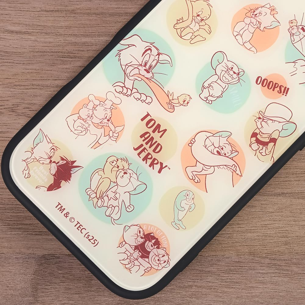 Ingram Iphone 17 Case, Tom and Jerry Tom Jelly [Officially Licensed Product] Shockproof Shock Absorption Bumper Hybrid Case Easy Grip Cute Character Tom Jerry and Friends image number 4