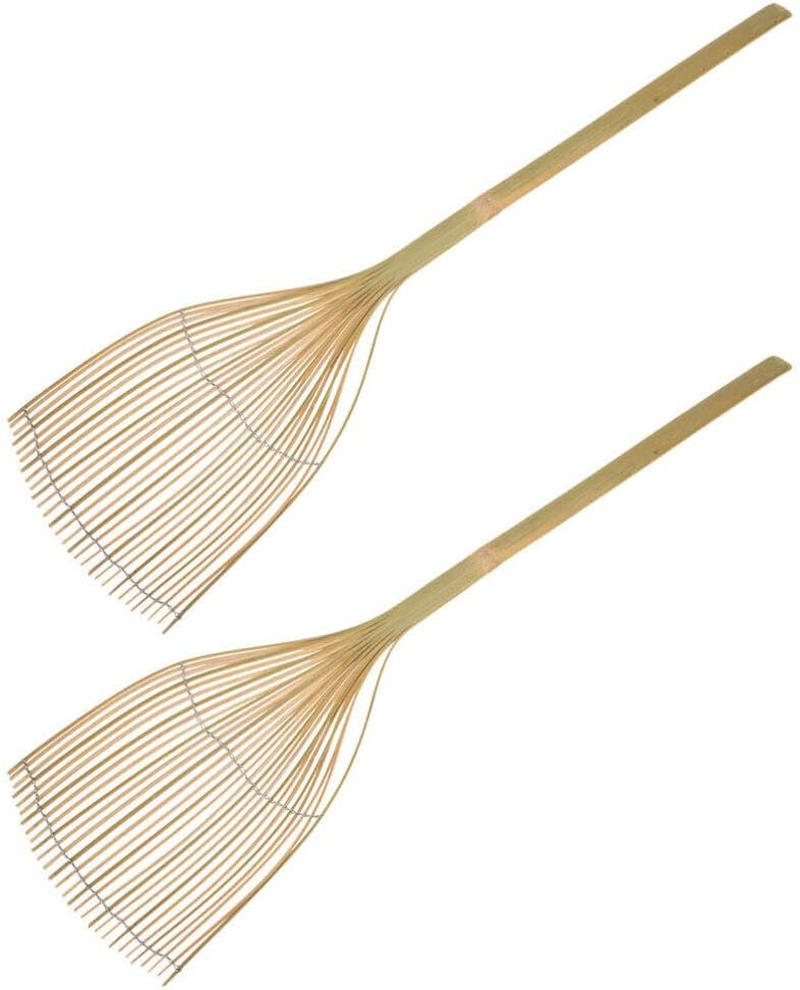 Mipcase Fly 2Pcs Manual Insect Mosquito Bug Long Handle Flyswatter Bamboo for Summer Mosquito image number 1
