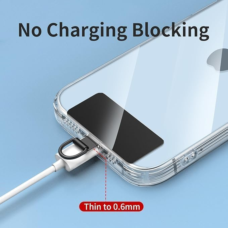 Oiltomn Metal Phone Tether Tab for Iphone, Cell Phone Lanyard Patch, Phone Strap Replacement Part for All Full Phone Cases image number 1