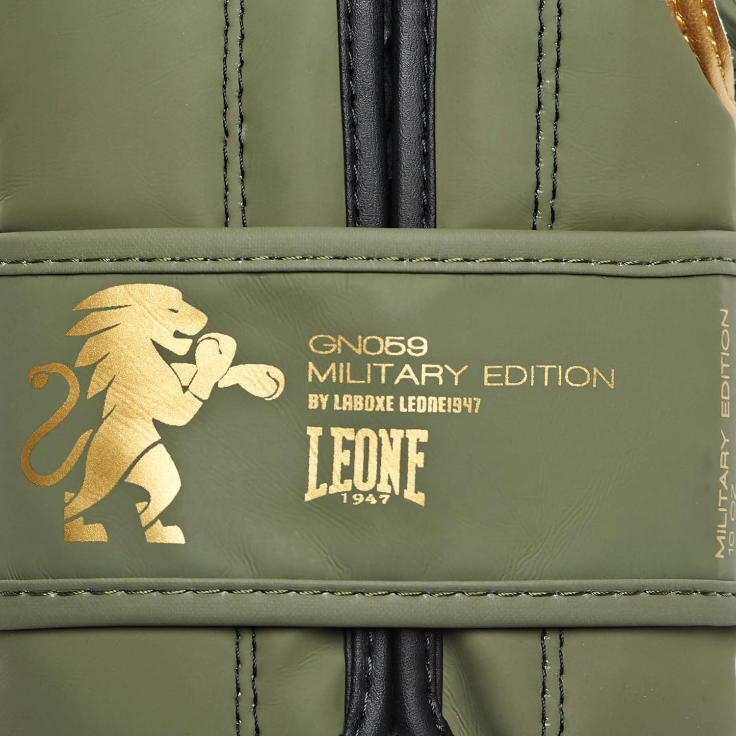 Leone 1947 Boxing Gloves Military Edition Leather MMA UFC Muay Thai Kick Boxing K1 Karate Training Sparring Punching Gloves image number 3