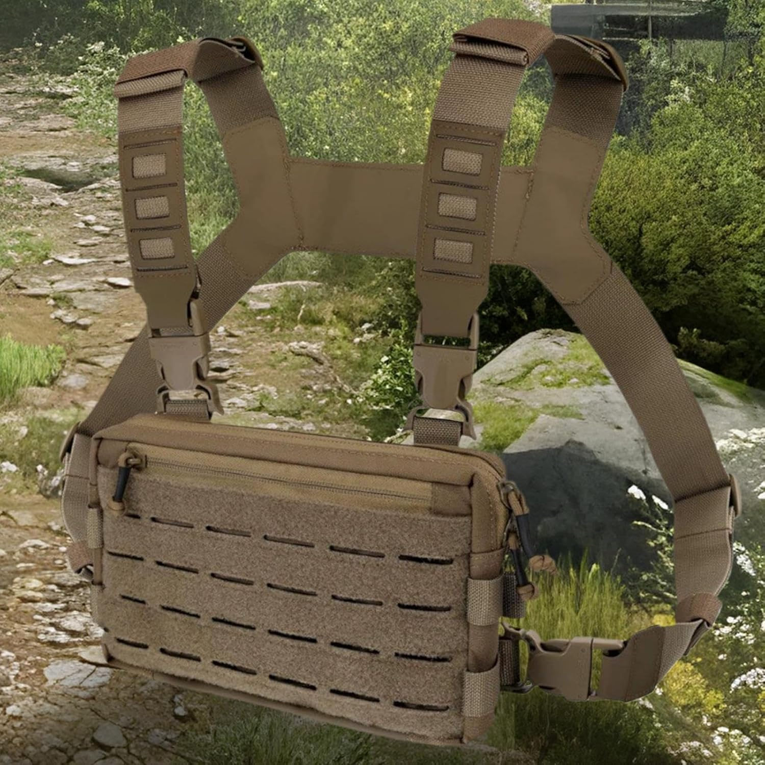 Hunting Chest Pack,Adjustable Waterproof Hunting Chest Rig | Personal Equipment for Sports Riding Biking Fitness Walking Training Work Camping Commuting