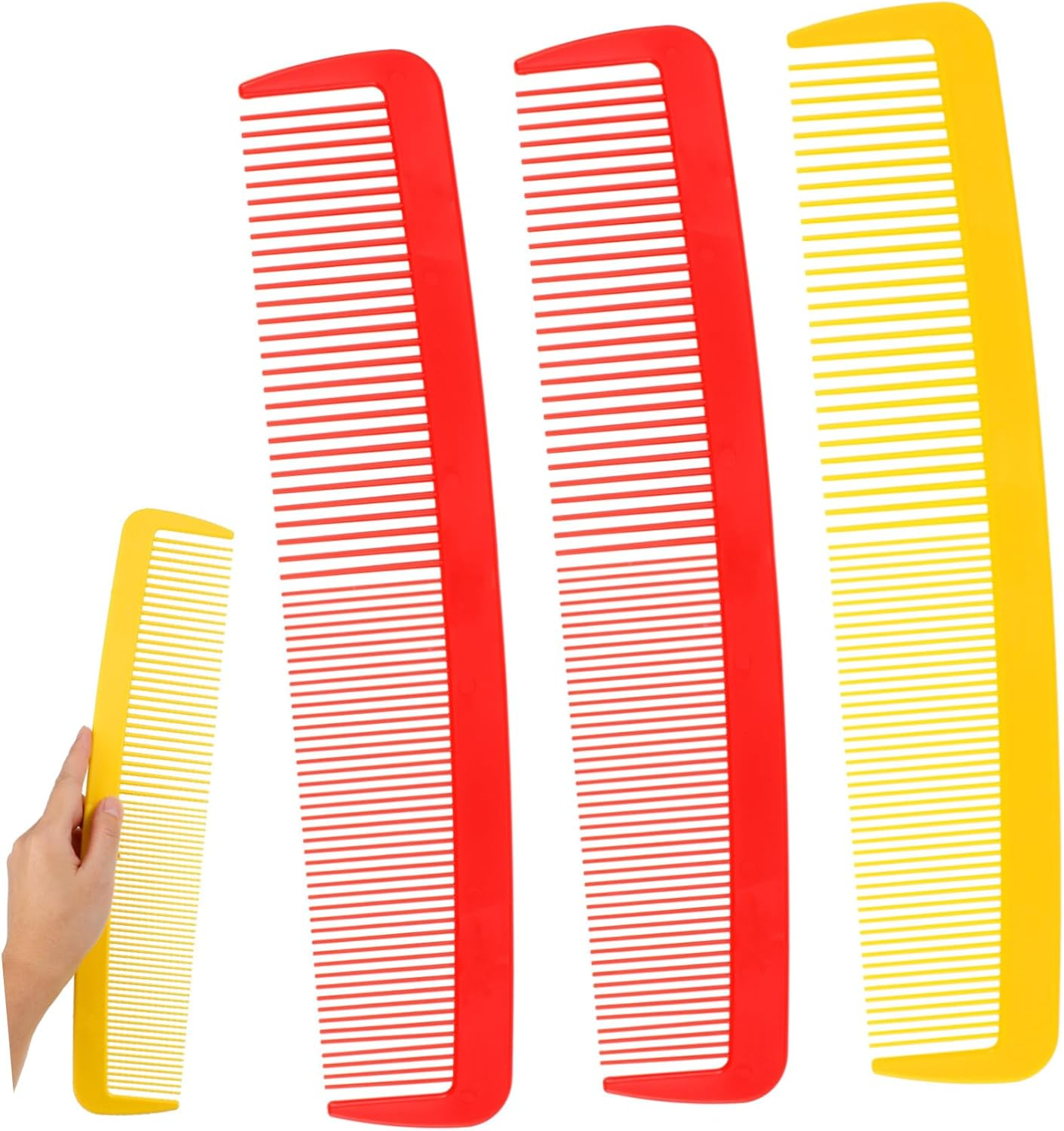 HEATSHAKING 3 Pcs Halloween Big Comb Handmade Wide Tooth Props for Party Carnival Lightweight Portable Accessories Random Color image number 6