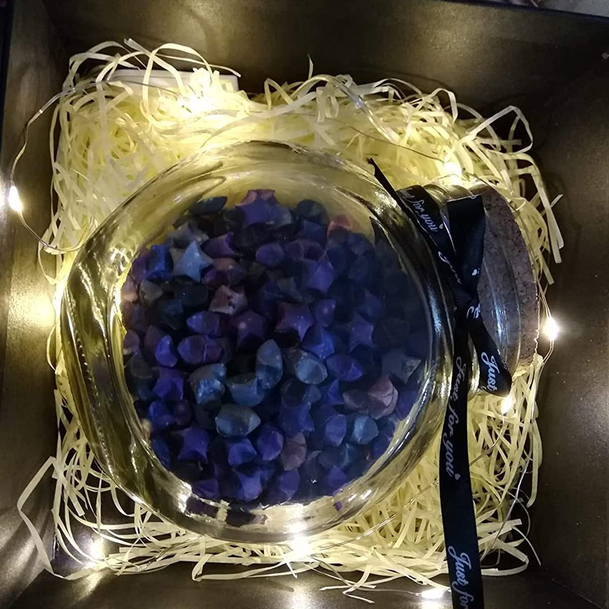 Stars Papers, 24 * 1CM 1910 Sheets Lucky Origami Stars for DIY Paper Arts Crafts (Candy and Starry Sky Gradient) image number 4