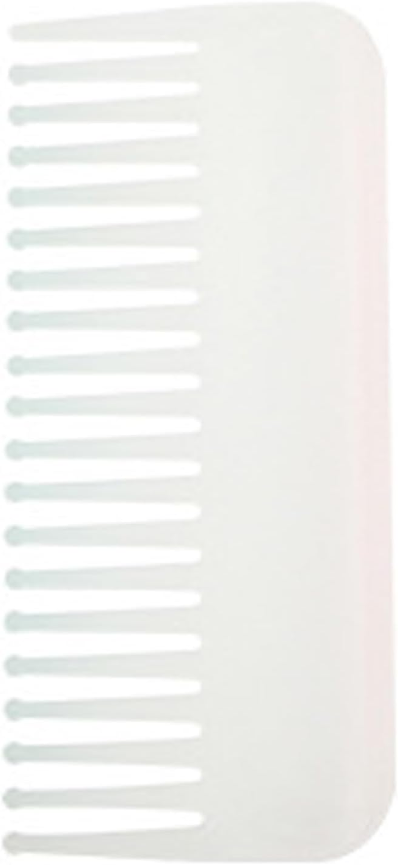 Professional Detangling Wet Comb, Standable Wide Tooth Hair Styling Comb for Men Women Pompadour Long Straight Curly Wavy No Handle Shampoo Comb for Travel, Gymbag, Purse, Home, Office (Trans-White) image number 1