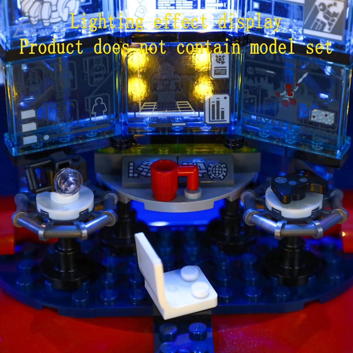 GEAMENT LED Light Kit Compatible with  Attack on the Spider Lair - Lighting Set for Spider-Man 76175 Building Model ( Set Not Included) image number 2