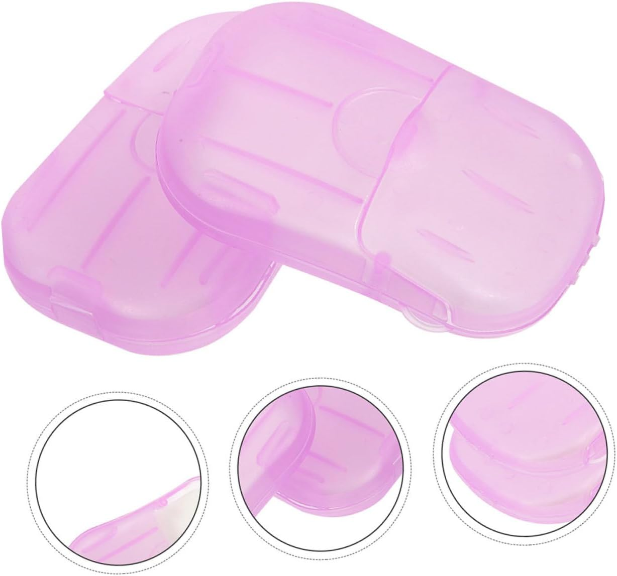 JOINPAYA 15 Boxes Portable Travel Soap Sheets Lightweight and Compact Hand Wash Soap Slices for Outdoor Use Safe and Reliable Material for Hotels Malls and Travel image number 1