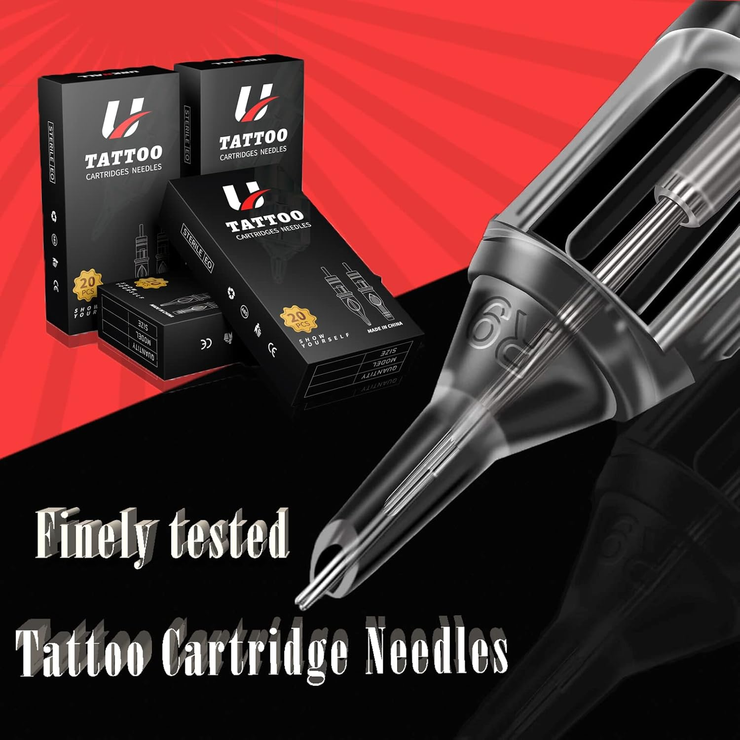 40Pcs Mix Liners Shaders #12 3RL 5RL 7RS 9RS image number 2