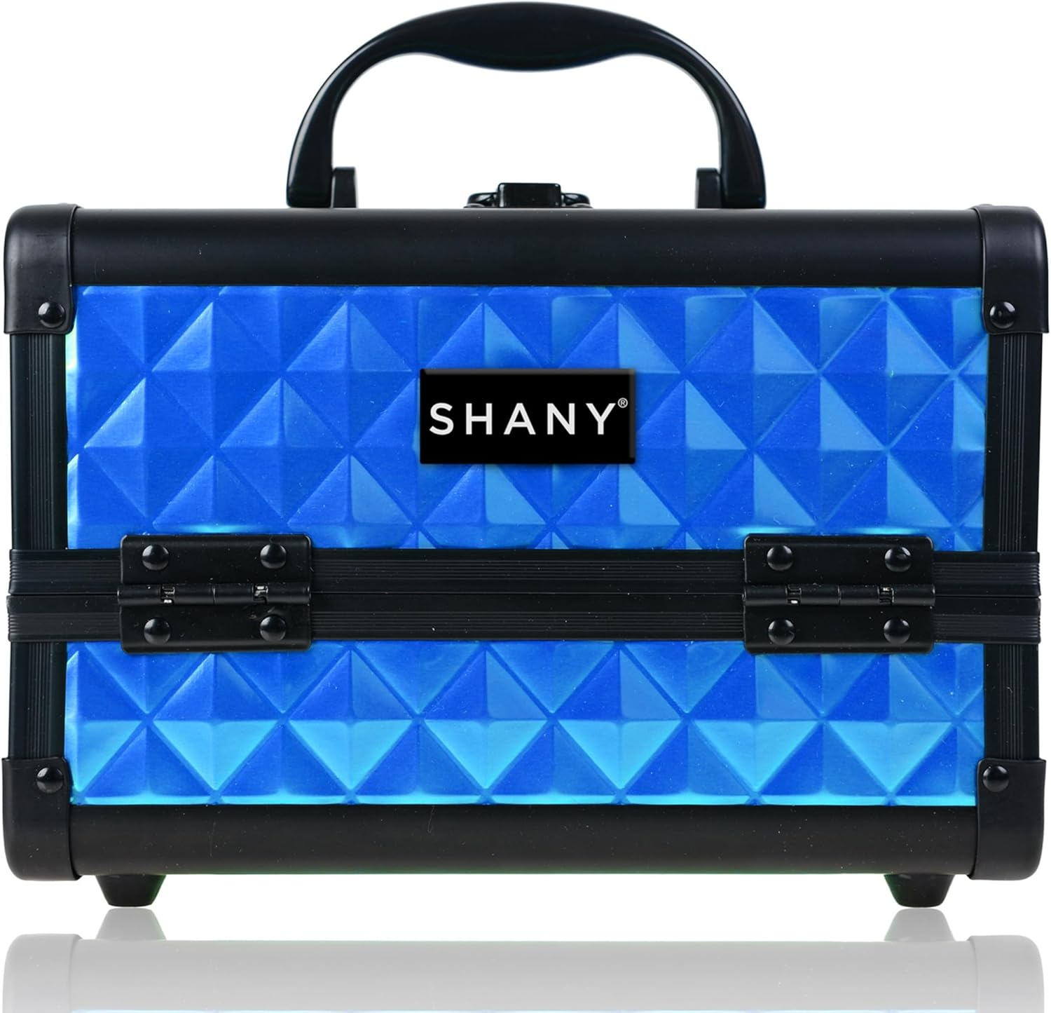 SHANY Mini Makeup Train Case with Mirror