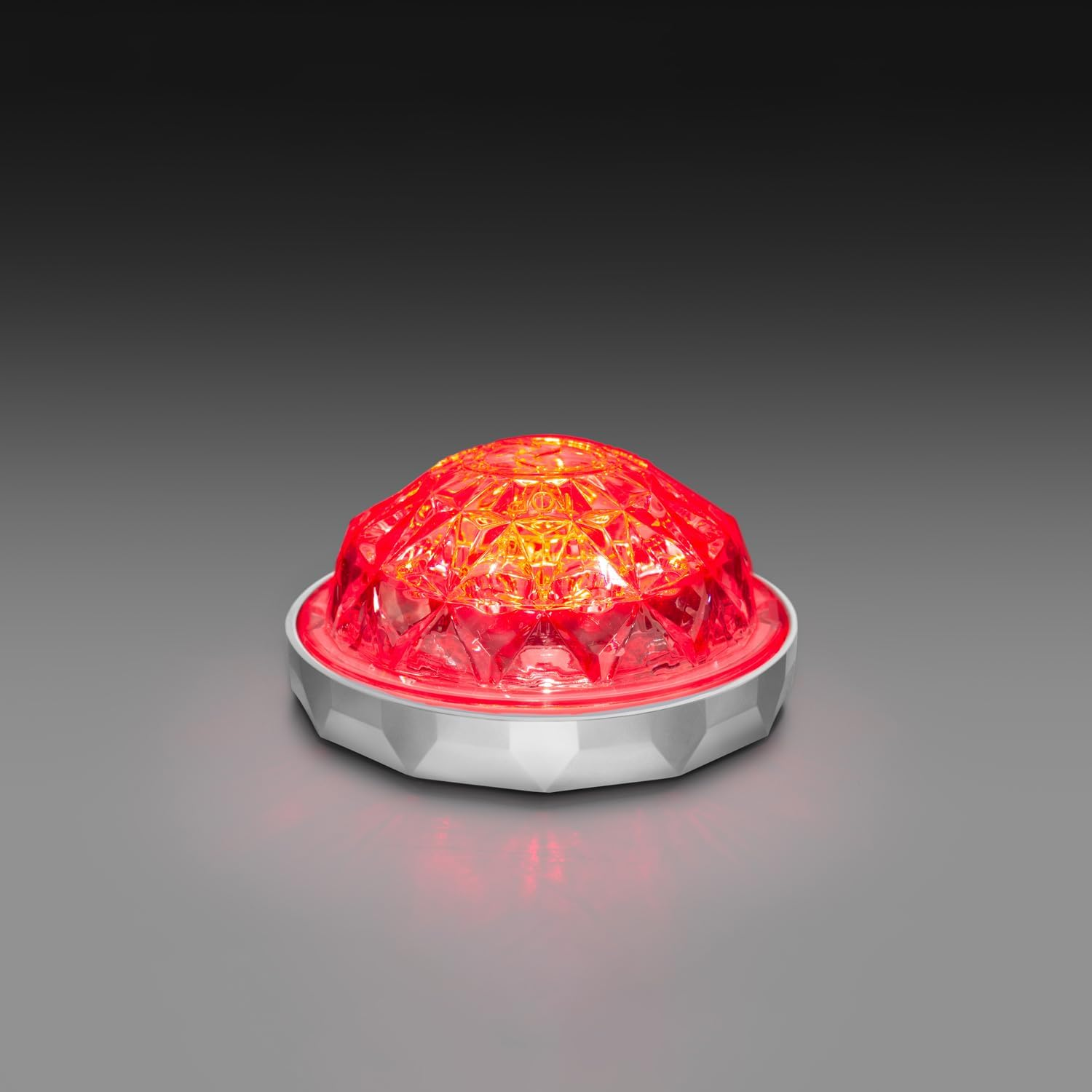 Roadworks | Jewel Low Profile Watermelon Light Clear Lens and Red Leds -1 Pc. | JWL1007 image number 3