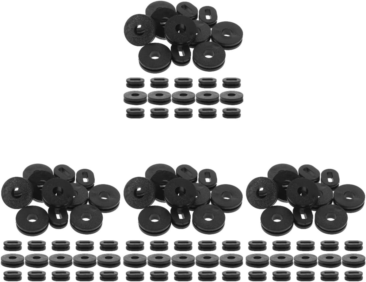 Iplusmile 3Sets Motorcycle Rubber Grommets Replacement Kits for Wiring Essential Accessories for Motorbike Maintenance and Repair