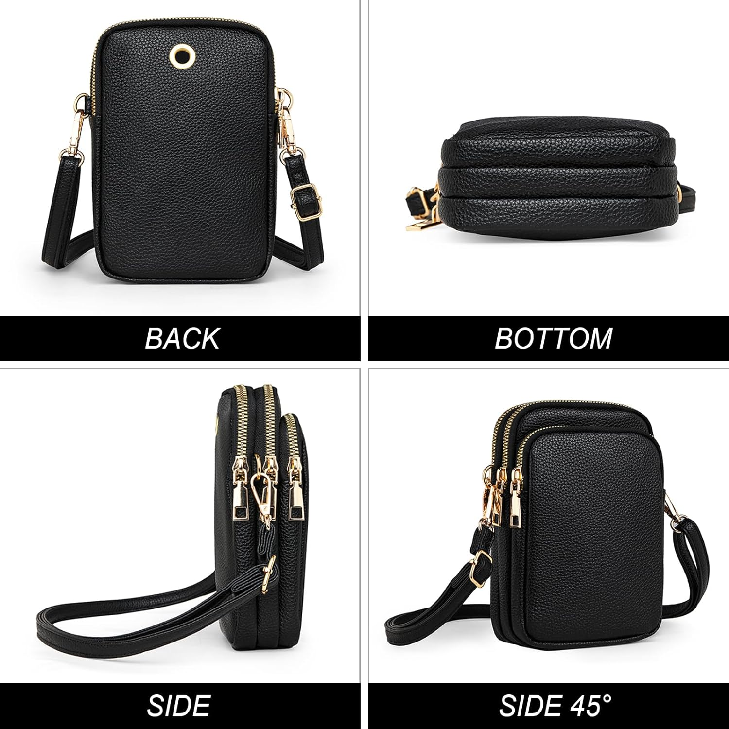 Casecond Mini Bag Women'S Mobile Phone Shoulder Bag Small Mobile Phone Case for Hanging with Purse Shoulder Bag Wallet Crossbody Bag for Iphone 16 Pro Max 15 14 13 Samsung Xiaomi up to 7.5 Inches image number 1