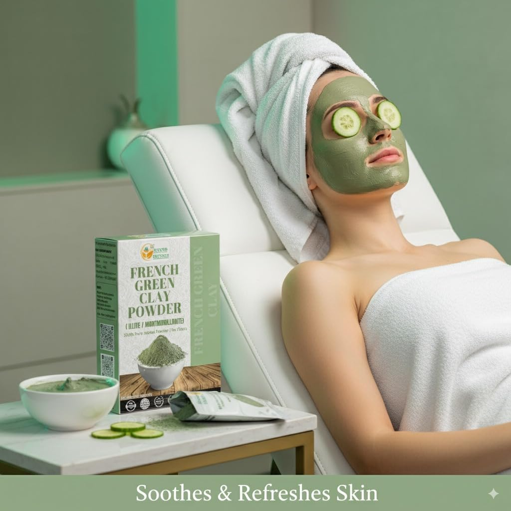 Herbs Botanica French Clay Powder 150G &ndash; Pure, Natural Cosmetic Grade Powder for DIY Face Masks, Skincare, Haircare & Soap Making image number 4