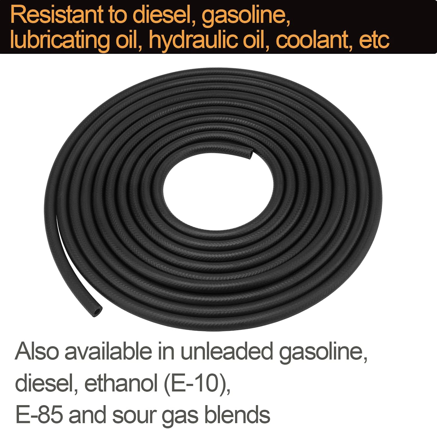 5/16" ID Fuel Line Hose SAE 30R7, 150 Psi 10' Length Fuel Hose image number 3