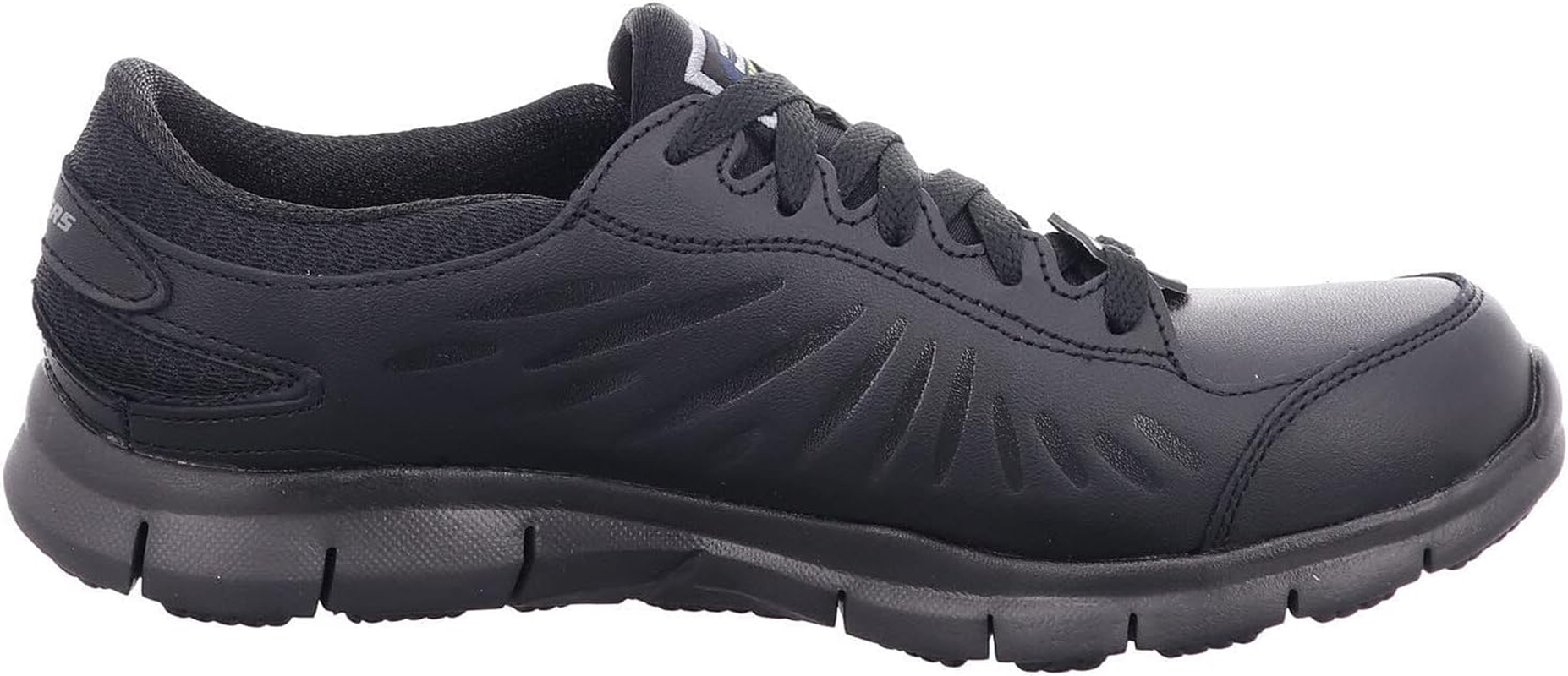 Skechers Women'S Eldred Safety Shoes, Black (Blk) image number 5