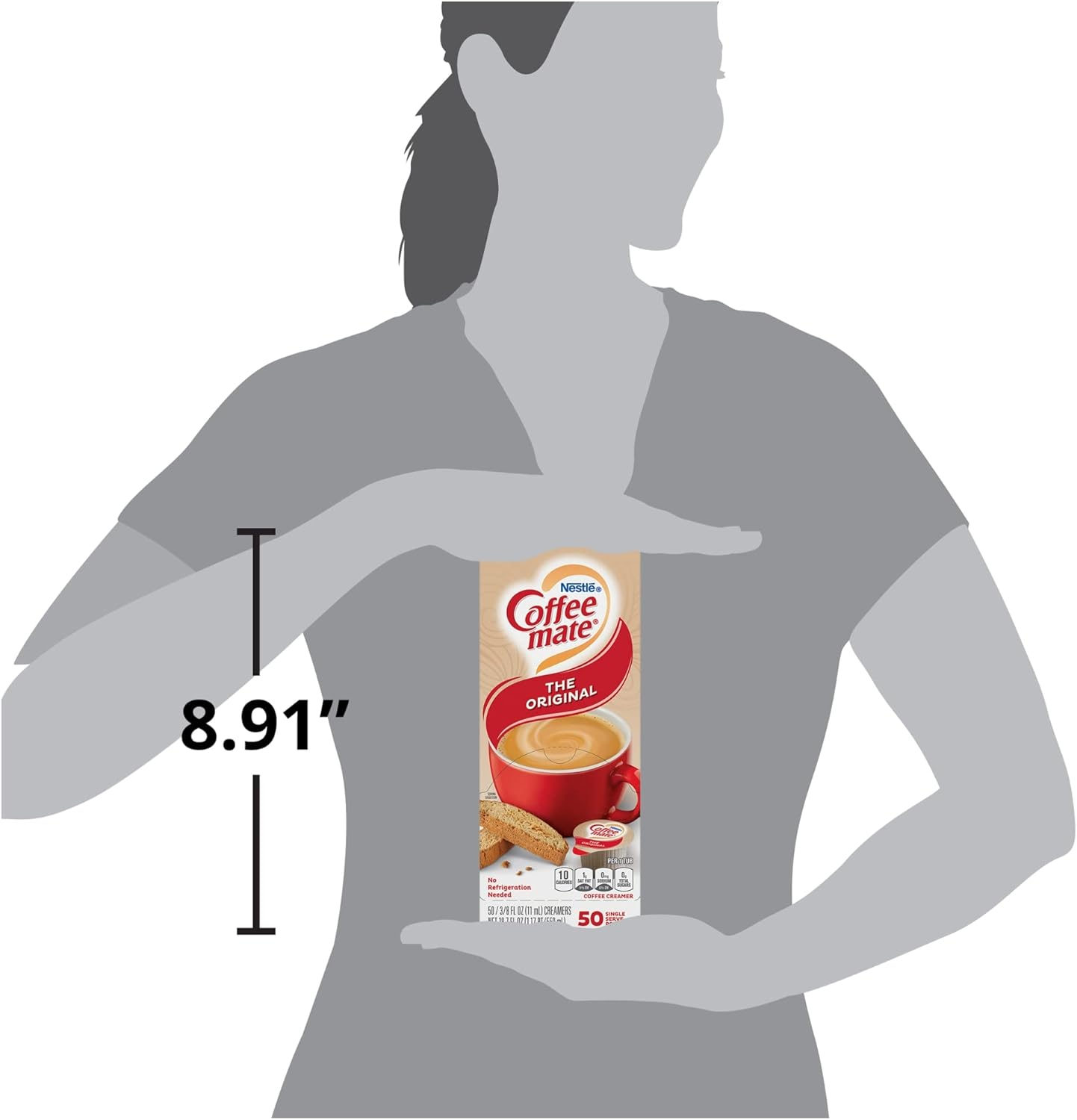 Nestle Coffee-Mate Coffee Creamer, Original, Liquid Creamer Singles, 50 Count image number 5