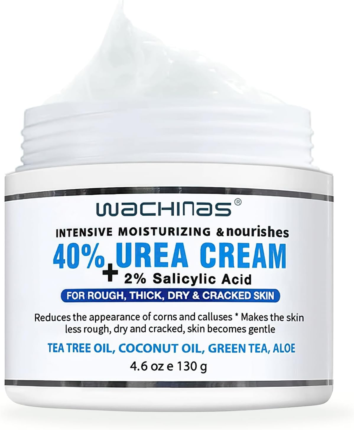 Urea Cream for Feet and Hands - 40% Urea Cream+ 2% Salicylic Acid for Maximum Moisturizing and Softening, Moisturizing Cream for Dry, Cracked Feet, Hands, Elbows and Knees(4.6 Oz) image number 5