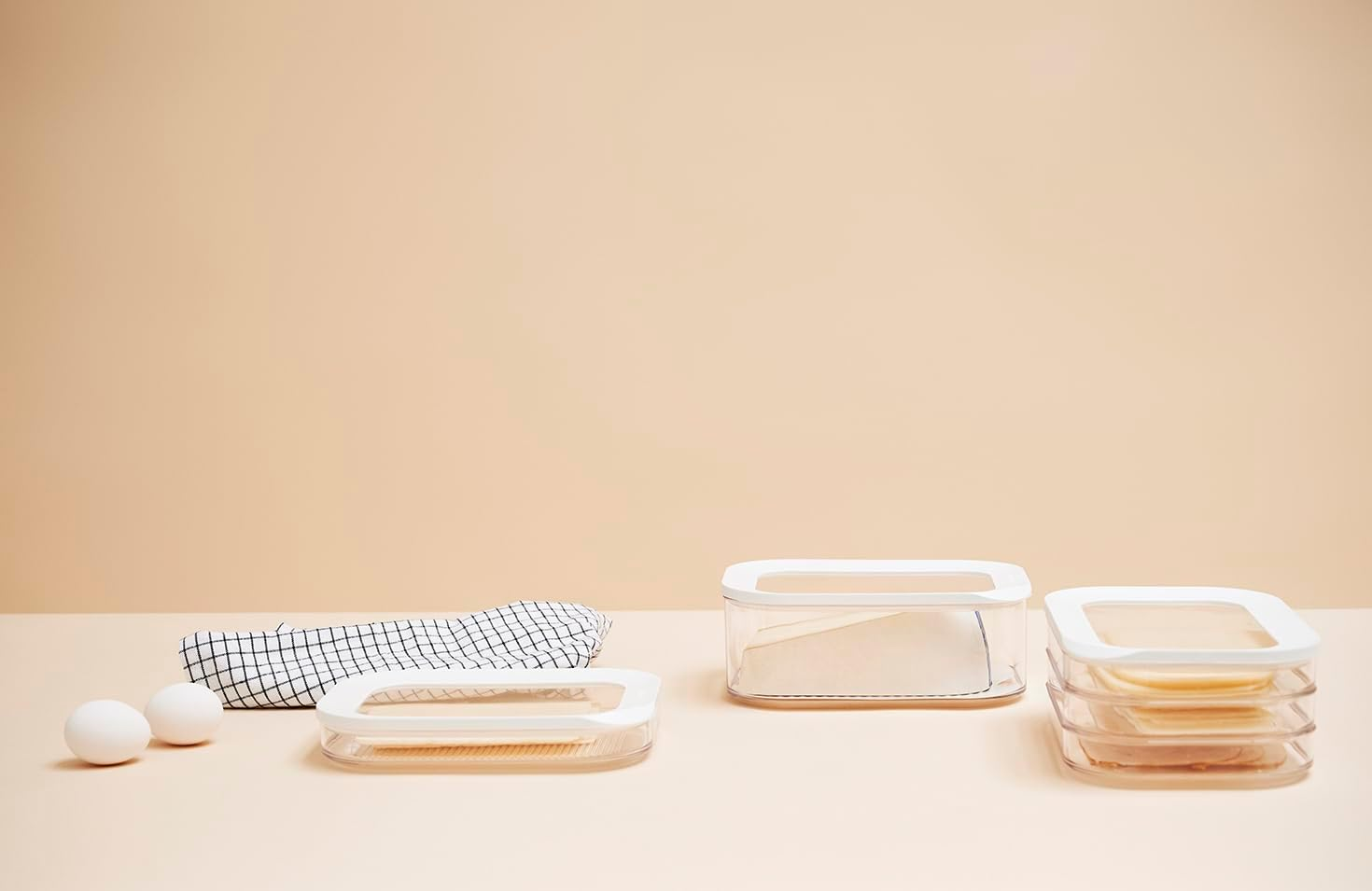 Mepal Modula Cheese Serving Dome, 2800 Ml Capacity, Grey