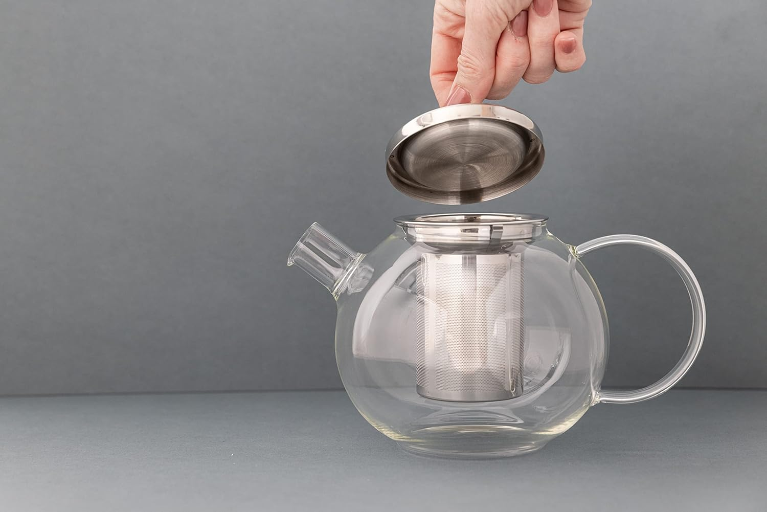 La Cafetiere Darjeeling Glass Filter Teapot | 4 Cup 900Ml | Stainless Steel Infuser image number 2