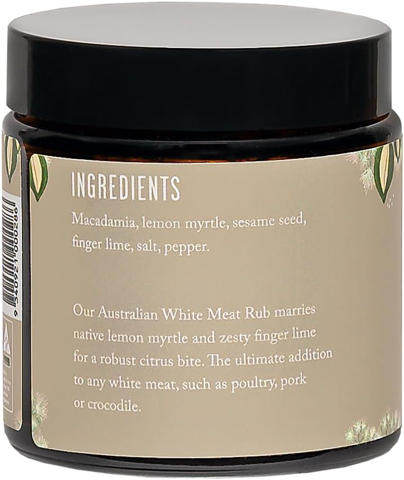 Australian Bush Spices - White Meat Rub Glass 60G image number 2