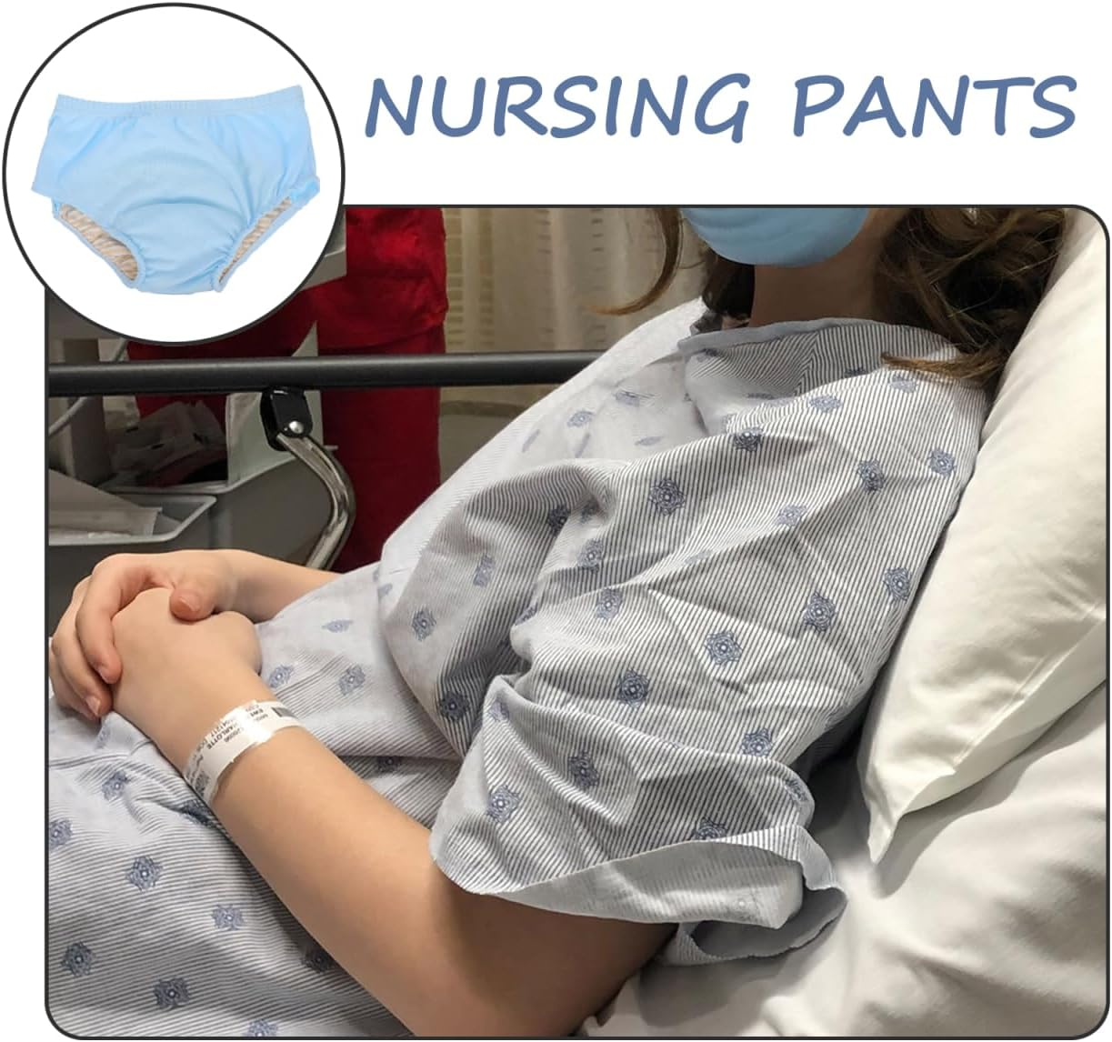 Reusable Elderly Incontinence Diaper Washable Urinary Underwear for Bedridden and Disabled Individuals Comfortable Lightweight and Breathable Cotton Pants