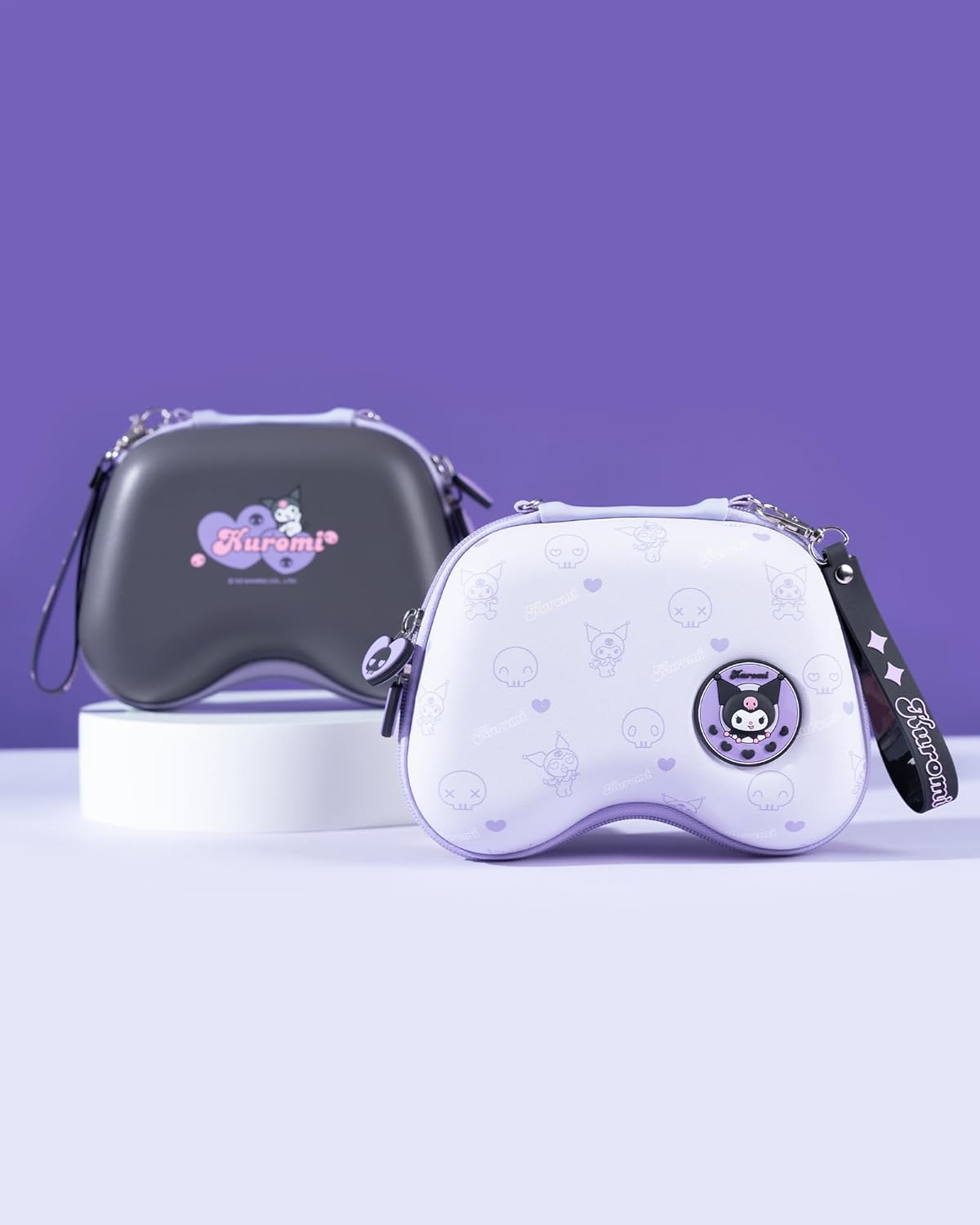 Kuitmor Cute Controller Protection Case, Portable Travel Carrying Bag Hard Shell Storage Case Fits PS4, PS5, NS Pro, Xbox with Internal Pocket for Data Cables and Accessories image number 6