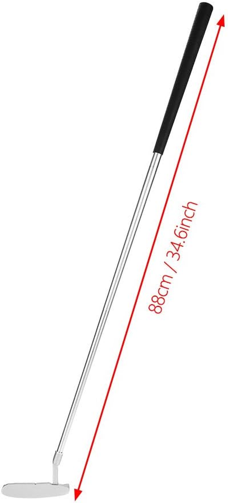 Golf Putting Kit, Portable Golf Putter Set Kit with Putter, 2 Pcs Balls, Bag for Travel Indoor Golf Putting Practice image number 3