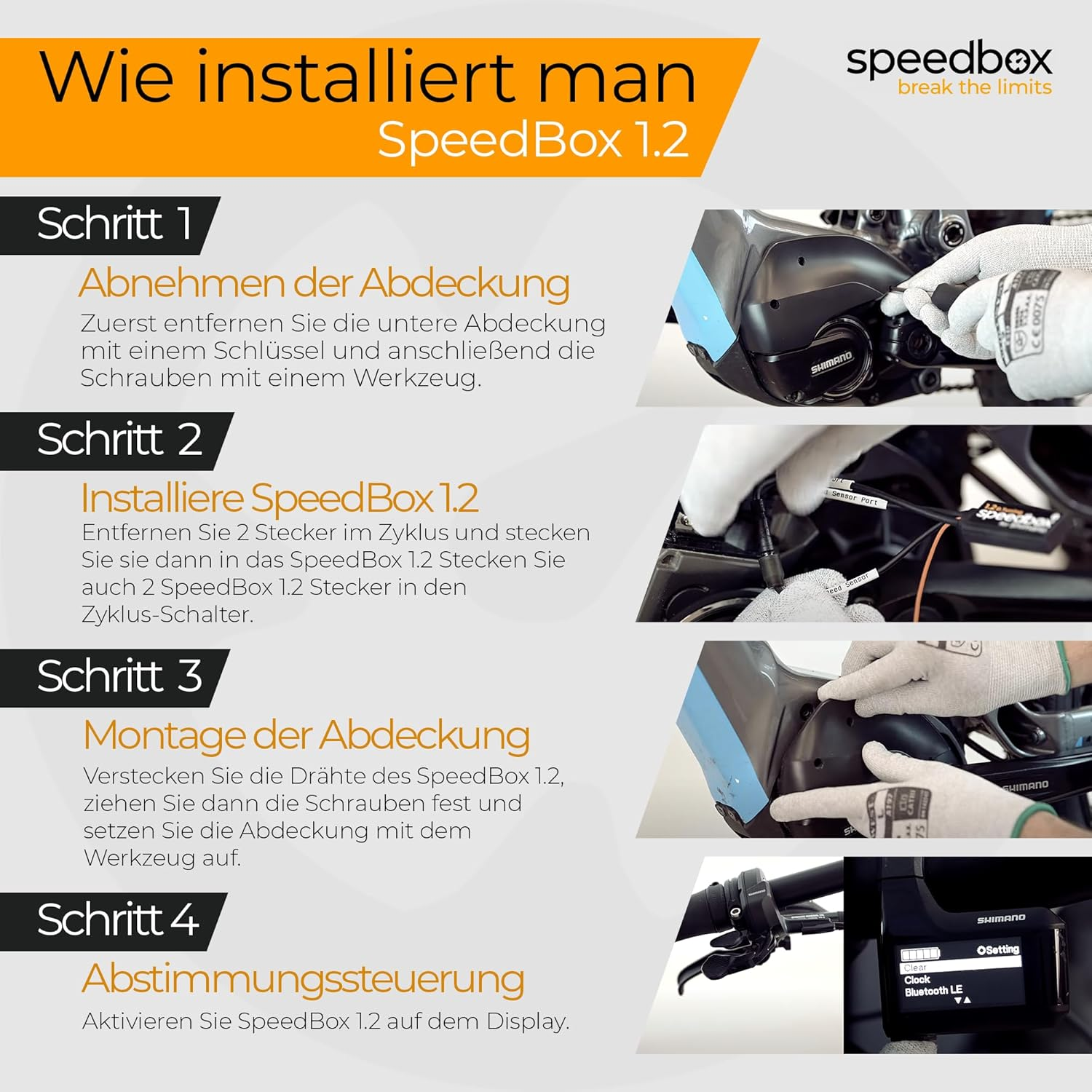 Speedbox 1.2 Shimano E6100 | E7000 | E8000 E-Bike Tuning Chip image number 4