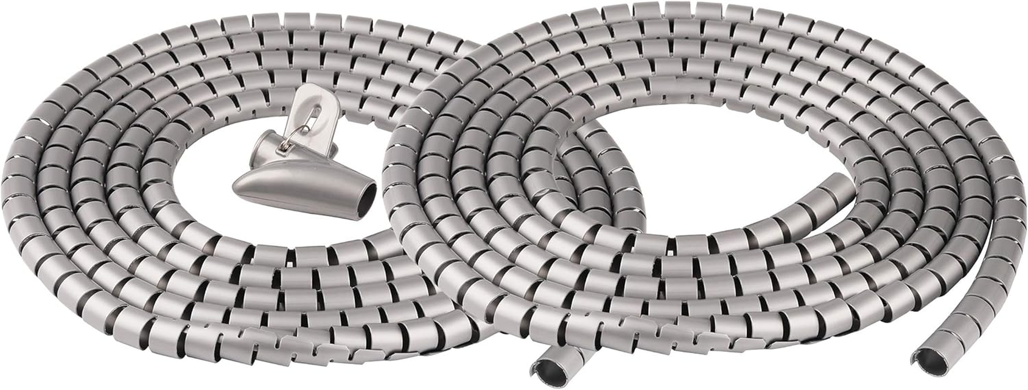 Cable Organizer Coiled Tube Sleeve Cable Cable Management Sleeve Chengsi NBXG0061 3M*16Mm Silver image number 7