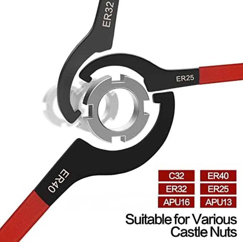 Mdvora 2/4/6/10Pcs Coilover Spanner Wrench Set, Coilover Wrench, C-Shape Spanner Wrench, Shock Spanner Hook Wrench Tools, for Suspension System and Shock Adjustment(4Pcs) - 4Pcs image number 6