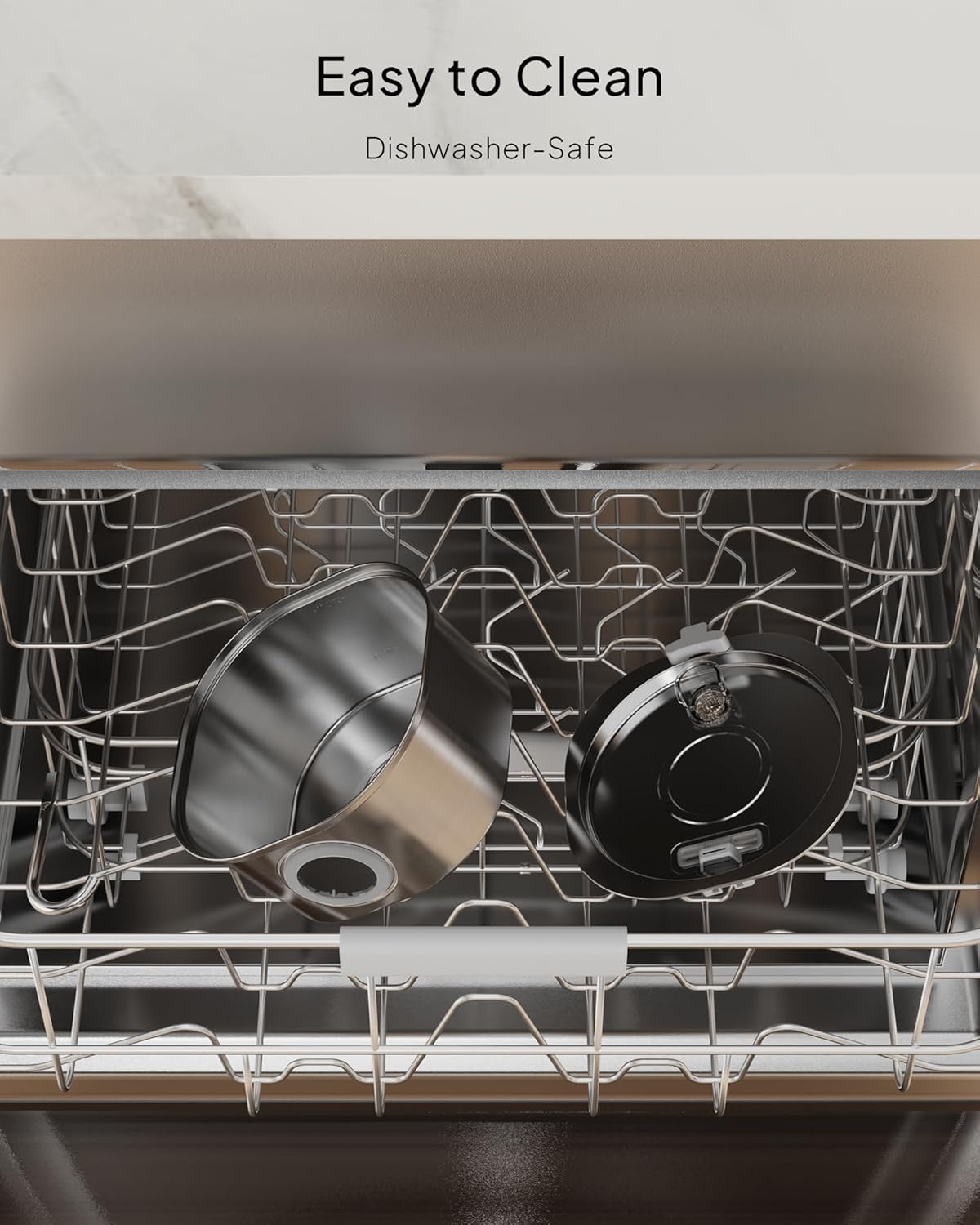 PEKTACO Cat Water Fountain, Pet Water Fountain for Cats/Dogs Indoor, Stainless Steel Cat Drinking Fountains with Water Level Window and 3 Filters + 3 Sponges(3.2L/108Oz) image number 4