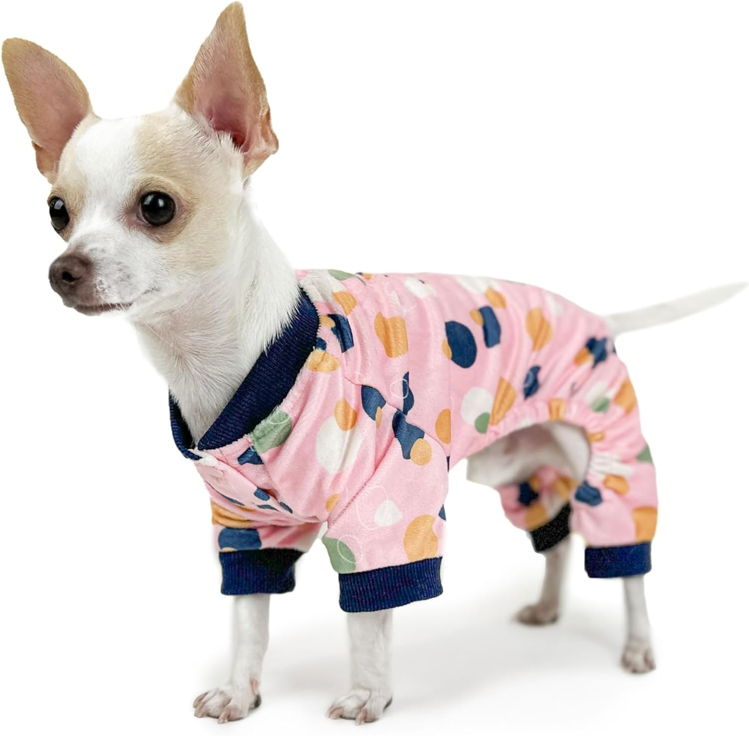 Huskimo Dog Spots Pyjamas, Pink, 33Cm image number 1