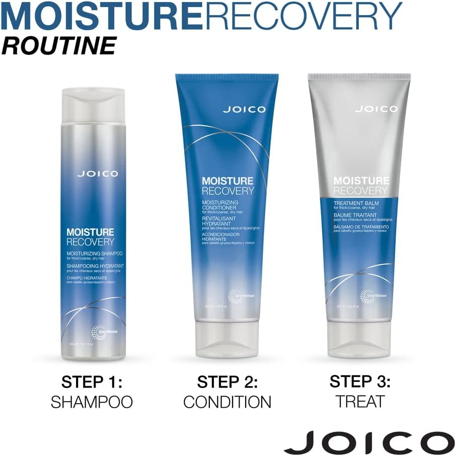 Joico Moisture Recovery Treatment Balm | Replenish Moisture & Soften Hair | Reduce Frizz & Add Shine | for Thick/Coarse & Dry Hair image number 5