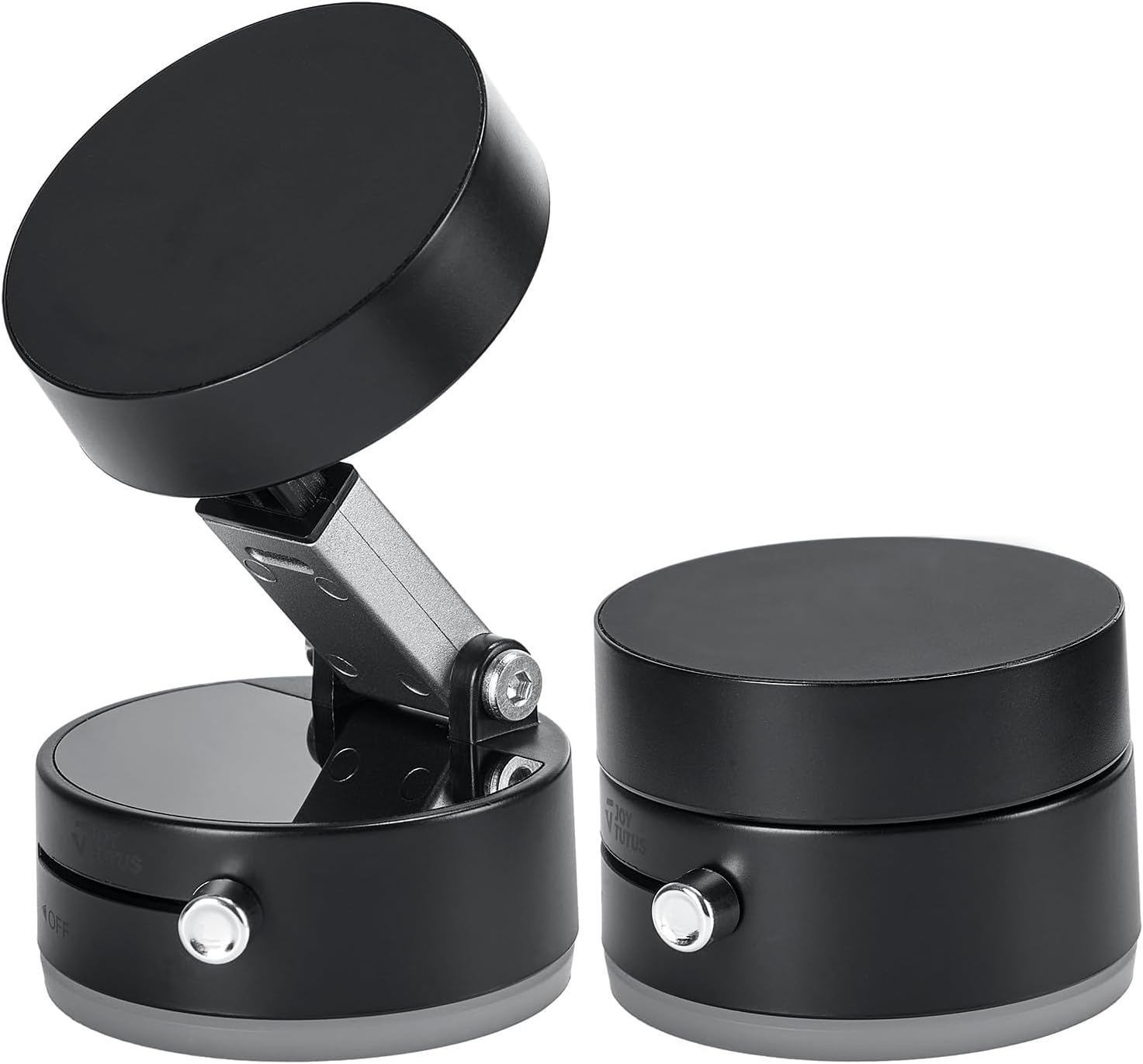 JOYTUTUS Shower Phone Holder, Reusable Suction Cup Phone Mount for Shower, Mirror, Kitchen, Window & Bathroom, Shower Phone Mount Compatible with Iphone 16, 15, 14, 13, 12 & All Phones,Black,1 Pack