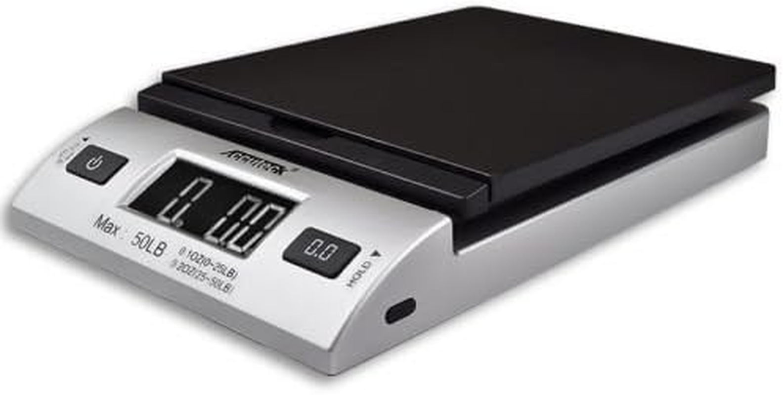 ACCUTECK All-In-1 Series W-8250-50Bs A-Pt 50 Digital Shipping Postal Scale with Ac Adapter, Silver image number 3