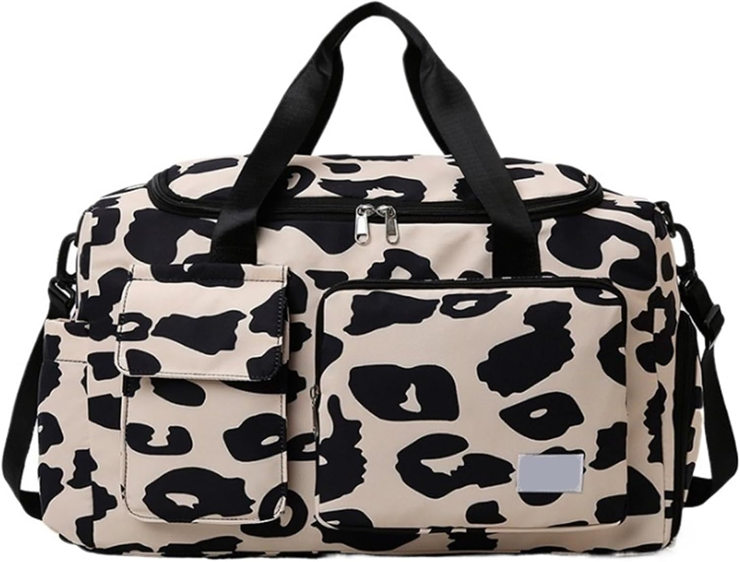 Habrur Duffel Bag 18In Travel Lightweight Waterproof Carry Luggage Duffle Bag with Shoe Compartment for Girl Overnight Bag Travel (Color : A, Size : 47 * 20 * 29.5Cm) image number 4