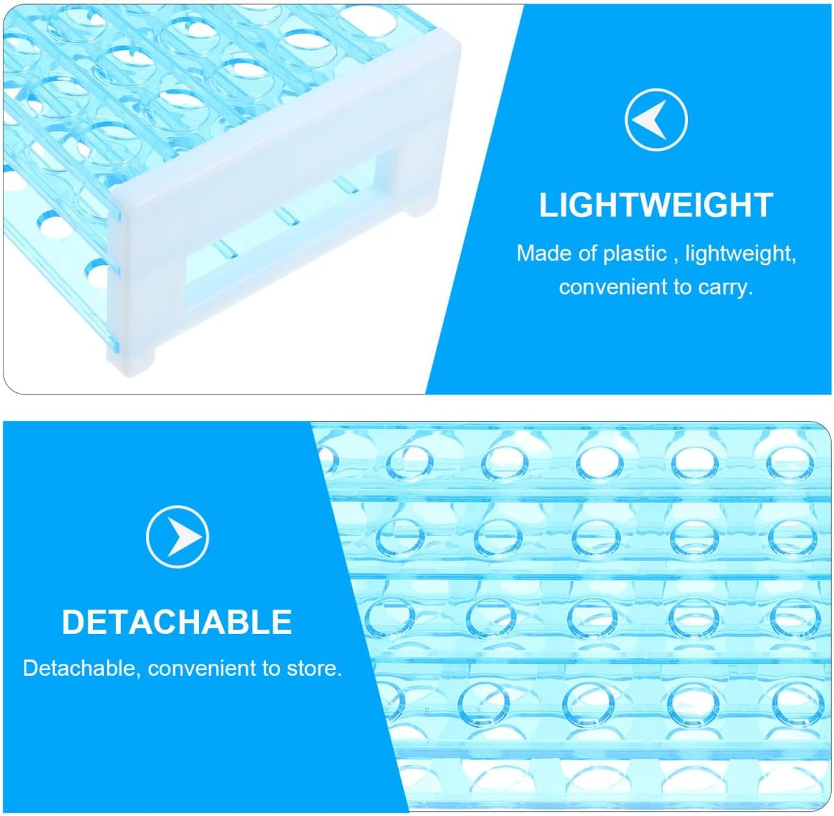 Mobestech 3 Glass Tubes Rack Lab Tube Rack Test Tube Holder Rack Test Tube Holder 15Ml Acrylic Clear Test Tube Laboratory Tube Holder Test Rack 15Mm Test Holder Indoor Plant Stand image number 1