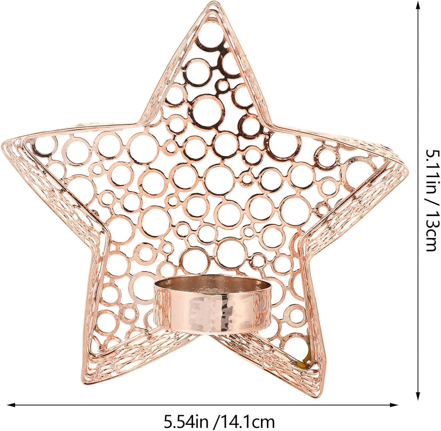 SUPVOX Tealight Candle Stand Portable Desktop Candlesticks Home Decor for Holiday Dinner Party image number 2