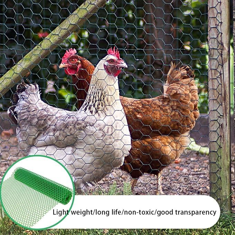 WEZCHUGHAOL Plastic Wire Mesh Fence 40 X 300CM Roll &ndash; Durable, Versatile Barrier for Pets & Gardening (White) image number 1