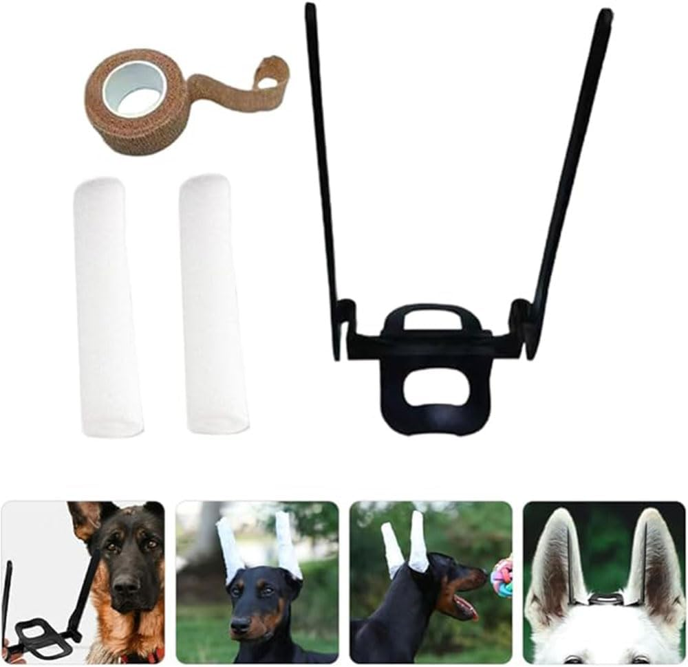 2 Sets Dog Ear Posting Kit,Dog Ear Stand up Support Tool with Tape,Ear Erector Fixed Correction Vertical Dog Ear Standing Holder,Puppy Ear Support,Dog Ear Posting Kit image number 4