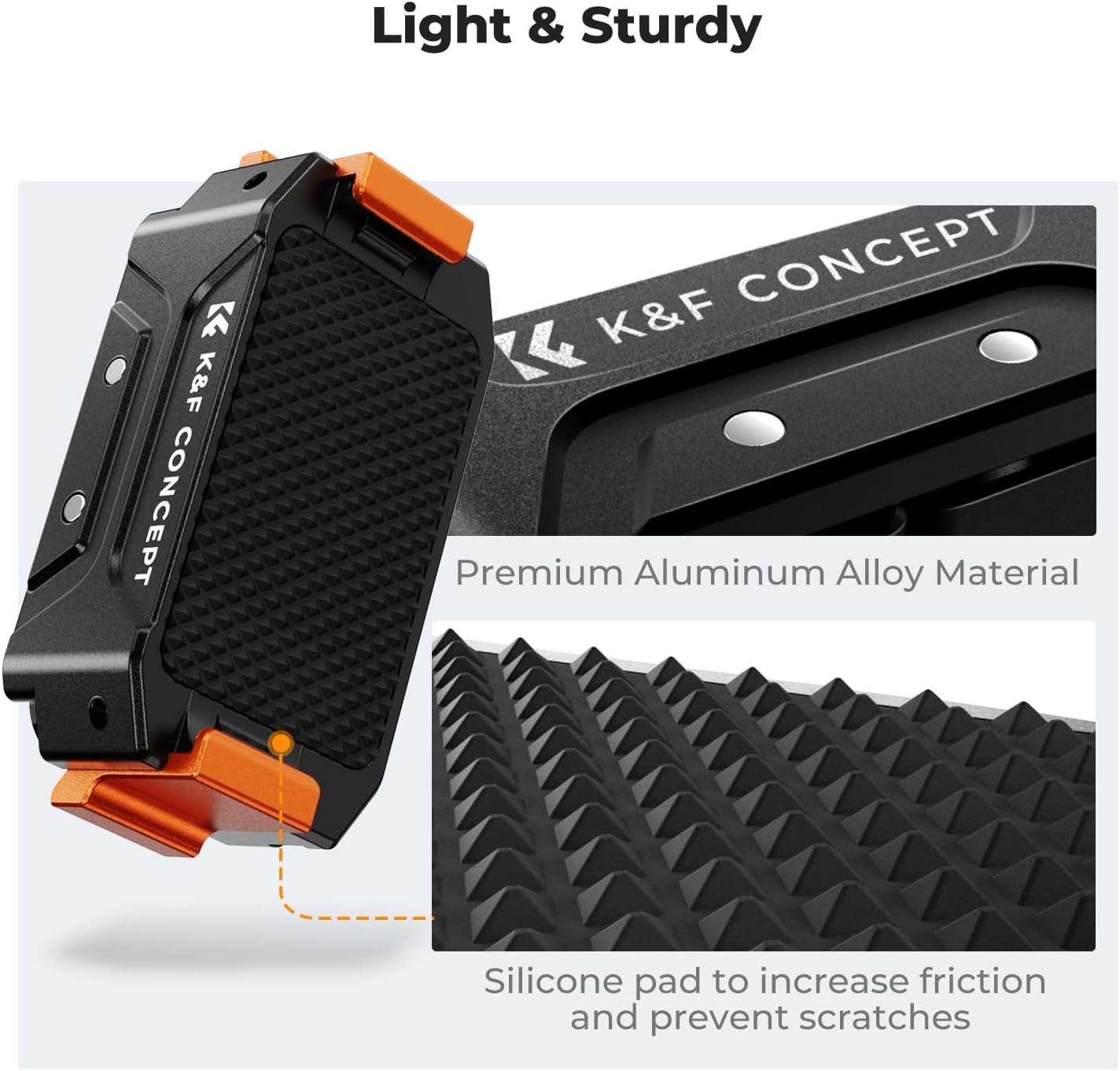 K&F Concept Magnetic Quick Release Adapter Mount for DJI Osmo Action 5 Pro, with 1/4 Screw Hole/Adapter Connection, Aluminum Alloy Bracket Expansion for Osmo Action 4/Action 3 Accessories image number 1