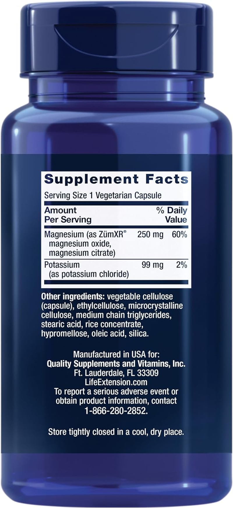 Life Extension Potassium with Extend-Release Magnesium, 60 Count image number 5