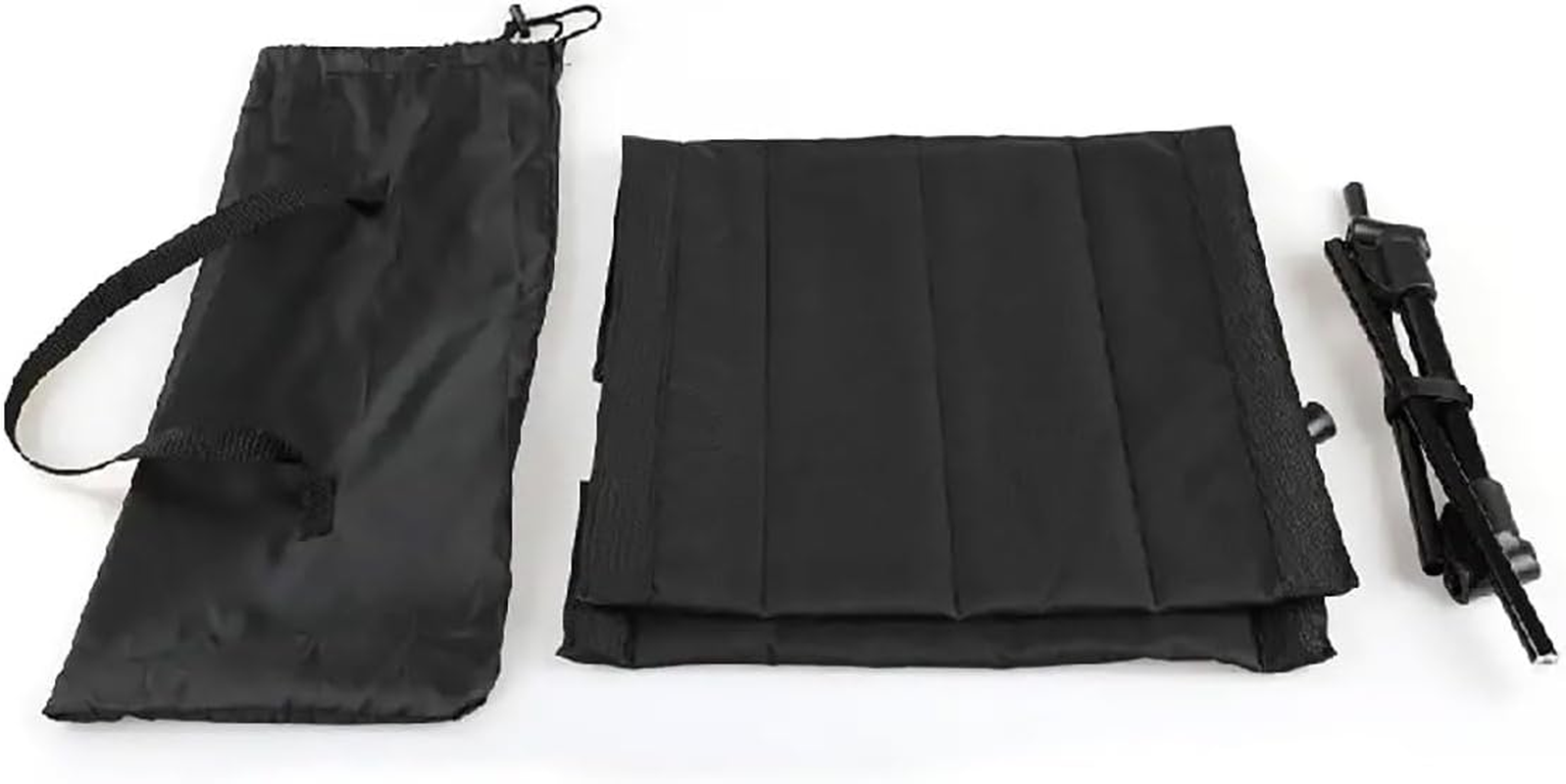 AIMALL Outdoor Folding Chair, Ultra-Light Portable Camping Stool, Sponge-Filled Oxford Fabric Seat, Adjustable Backrest, Ideal for Camping, Fishing, 16.54" Height - Brown image number 2