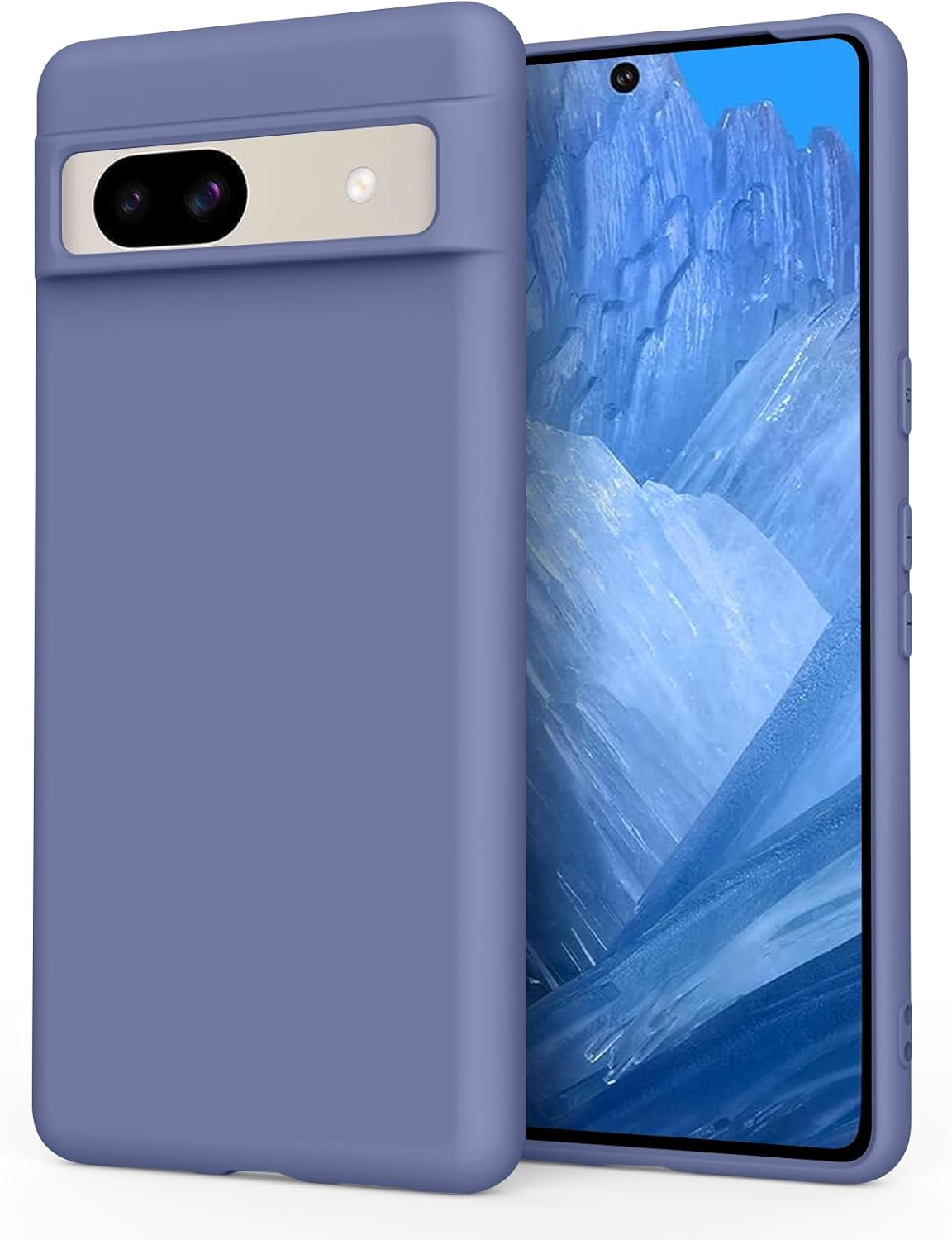 Case for Google Pixel 8A Case 6.1-Inch 2024, Soft Silicone Case Adjustable All-Round Protective Mobile Phone Cover for Goole Pixel 8A Smartphone Women Men (Black)