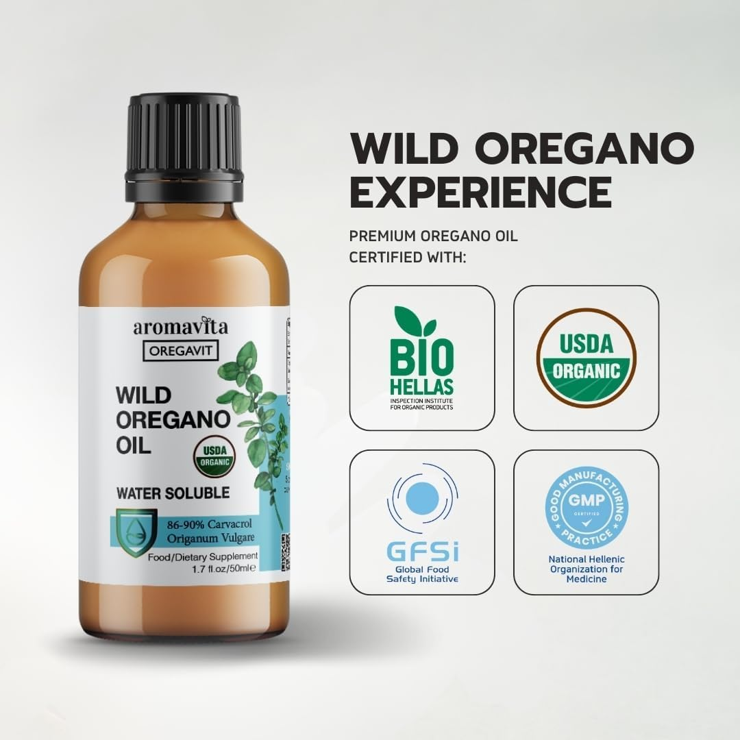 Water Soluble Wild Oil of Oregano Oil 50Ml/1,7Oz Promotes Clean Teeth * Healthy Gums * Good Breath * Immune Boosting * Healthy Digestive and Elimination Function * Daily Mouthwash*Ideal for Nebulizer image number 1