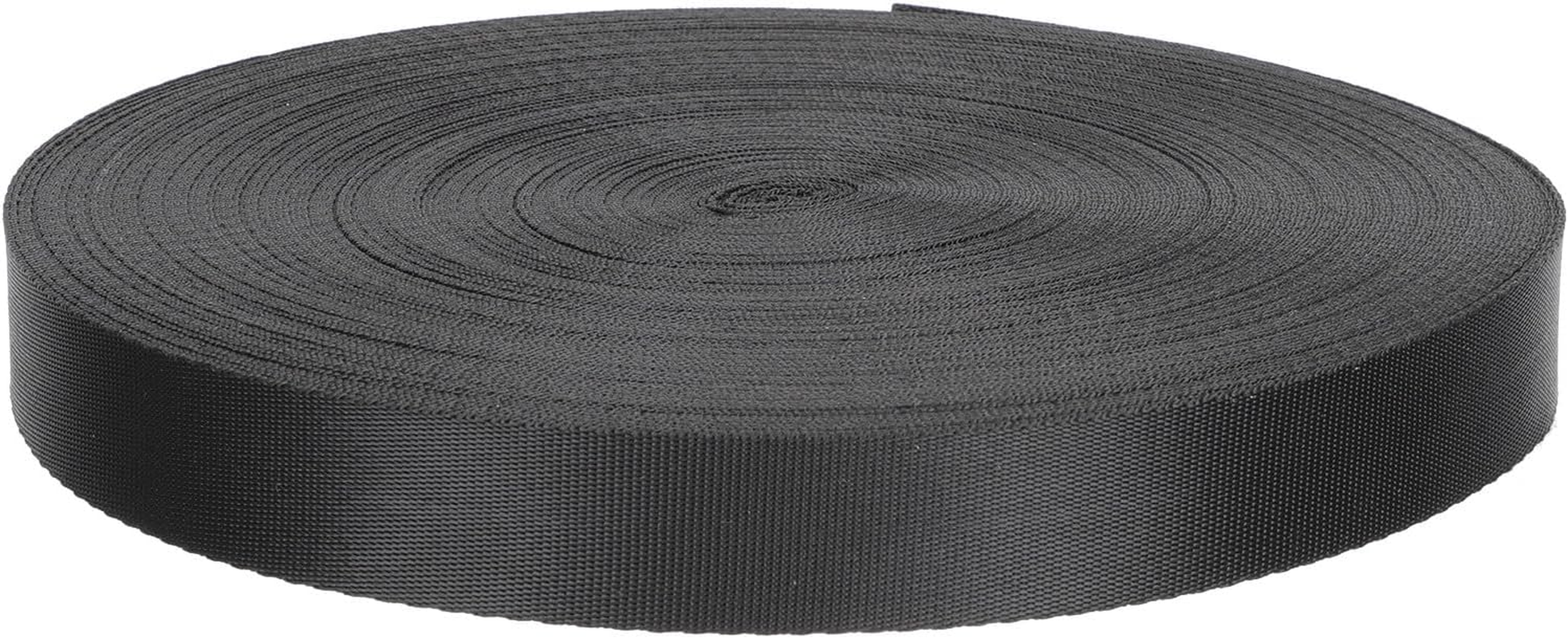 DRESSOOS Sturdy 1-Inch Nylon Webbing Strap 50M Roll for Pet Leash, Backpack Cargo Tie, Gardening and Craft Use, Portable Convenient Package Strap for Travel and Outdoor Gear image number 1