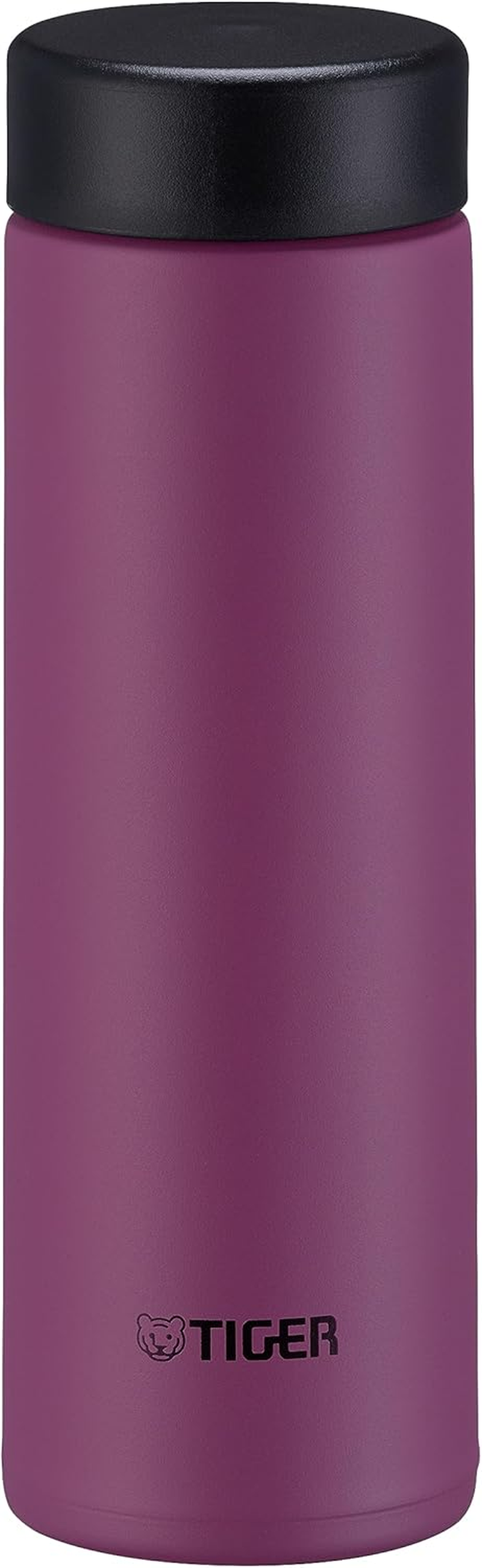 Tiger Water Bottle, 10.1 Fl Oz (300 Ml), White Water, Screw Stainless Steel Bottle, Includes Lid and Seal, Easy to Wash Only 2 Pieces, Easy Cap, Vacuum Insulated, Mug, Thermal Insulation, Tumbler,