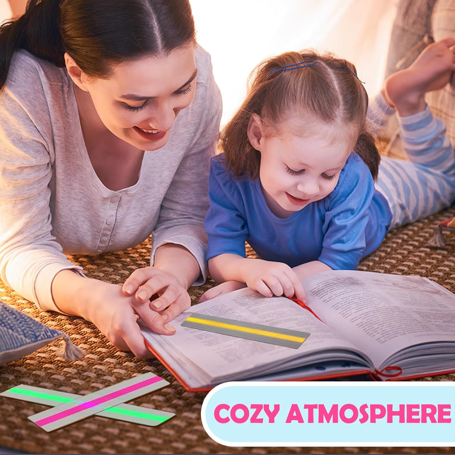 Whisper Reading Phones Guided Reading Strips Dyslexia Reading Tools Reading Trackers for Kids Speech Therapy Tools Help Children and Teachers Address Dyslexia