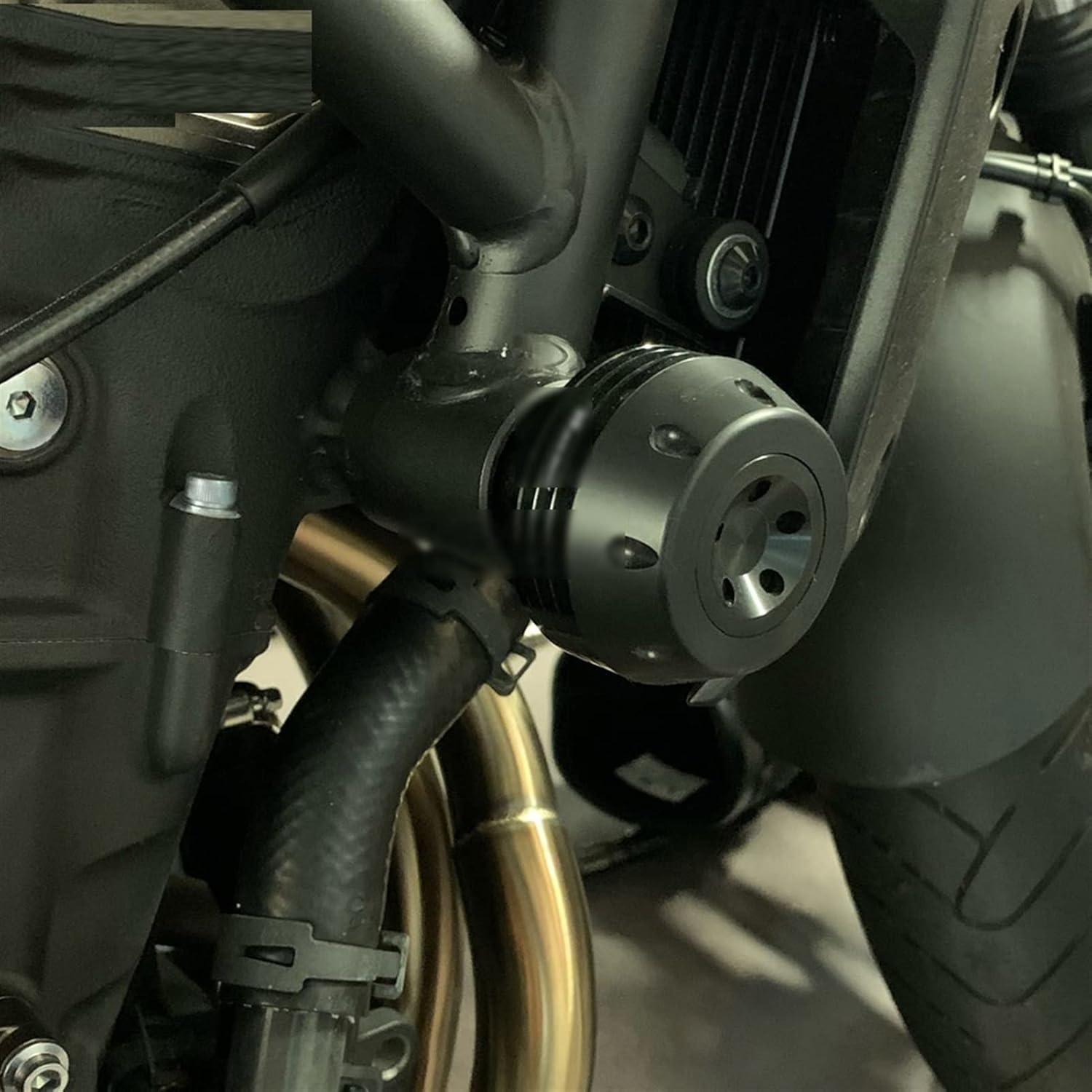 Motorbike Frame Sliders for Y┐Amaha MT09 MT 09 2013-2016 2017 2018 Motorcycle Protection CNC Aluminum Frame Sliders Protector Accessories Logo MT-09 (Color : Red, Size : MT-09) image number 3